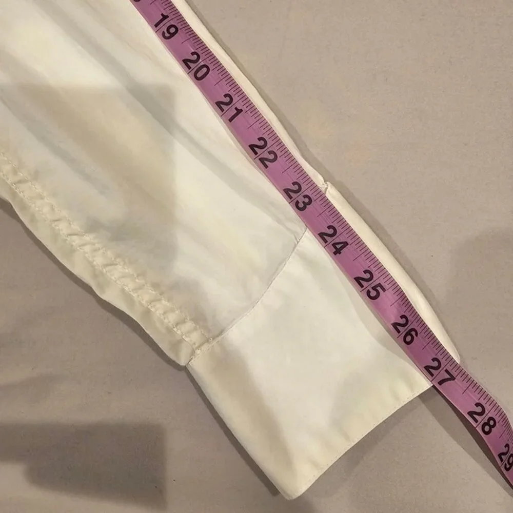 Buffalo David Bitton Mens White Button-Up Shirt M/M Cotton Blend Embroidered Det - Picture 8 of 9